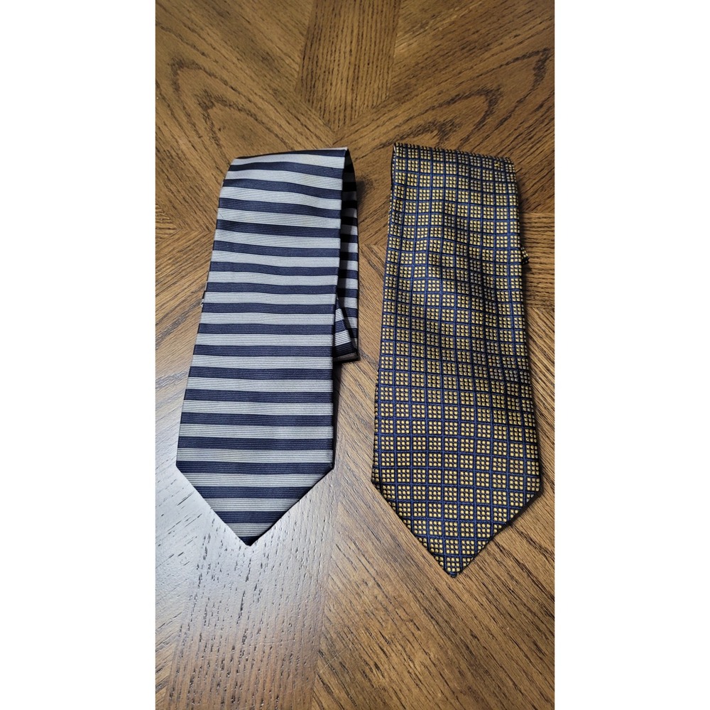 2 pk Brooks Brothers Silk Tie Bundle Mens (bonus ties with more wear)